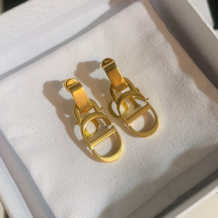 BOUCLES D'OREILLES CD OR