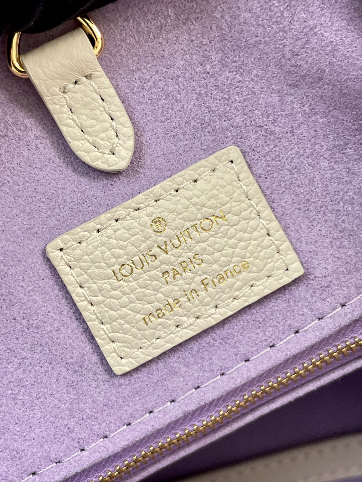 ONTHEGO 35 TOILE MONOGRAMME BLANC VIOLET