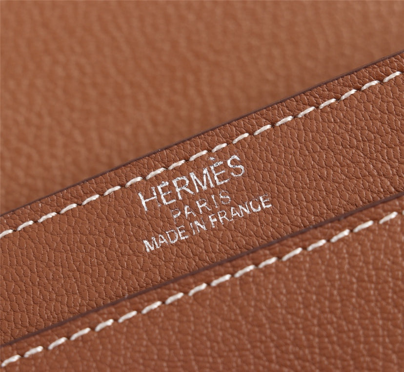 HM VERROU MINI BAG 17 RUSSET CALFSKIN