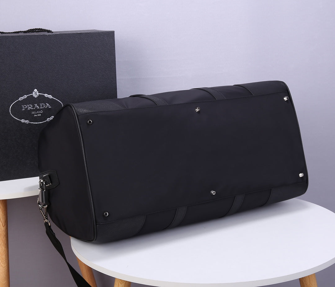 SAC DE VOYAGE PRA 55 EN TISSU IMPERMÉABLE NOIR