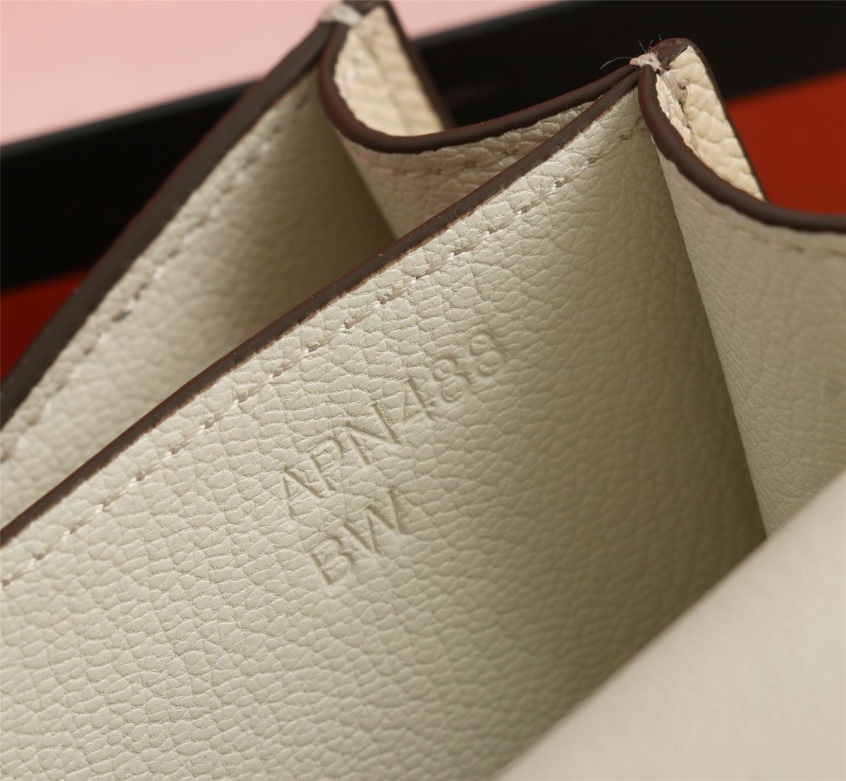 SACS HM CONSTANCE 22 CRÈME EPSOM QUINCAILLERIE OR