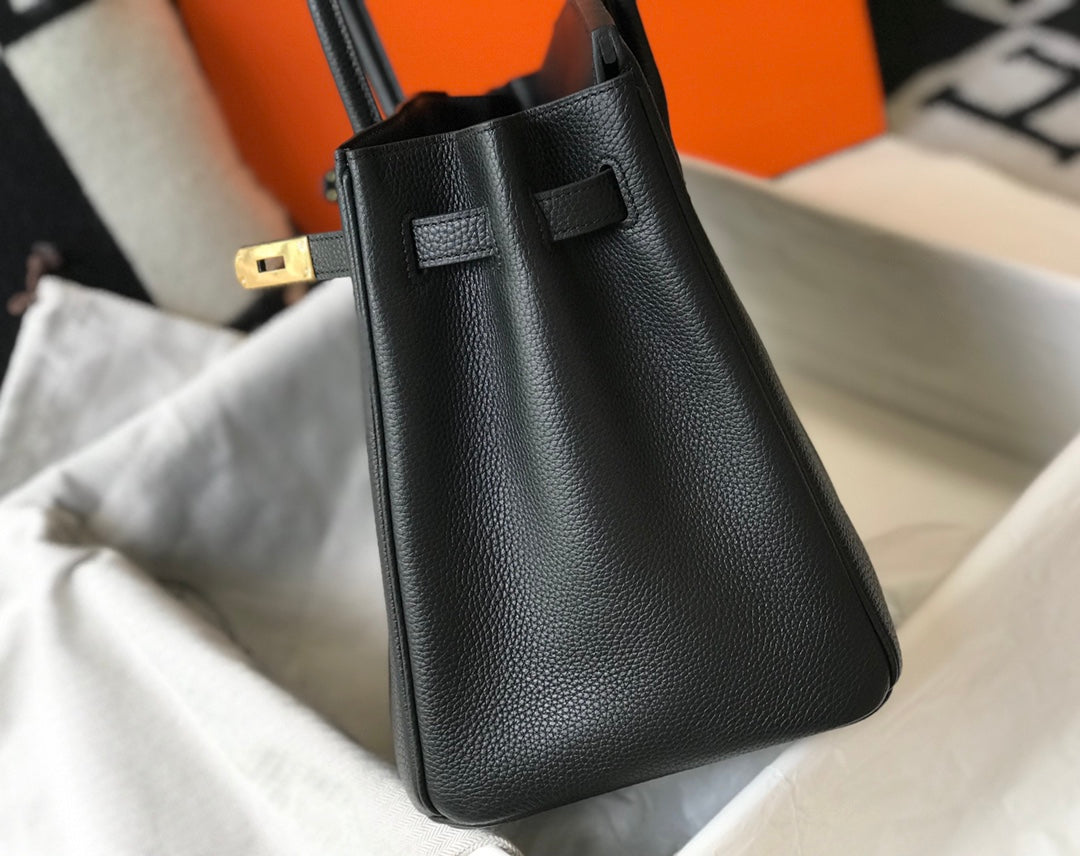 HM BIRKIN 35CM CUIR TOGO NOIR QUINCAILLERIE DORÉ
