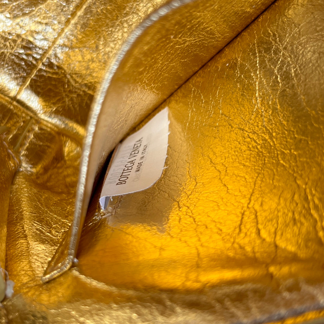 SAC INTRECCIATO 16 EN AGNEAU DORÉ