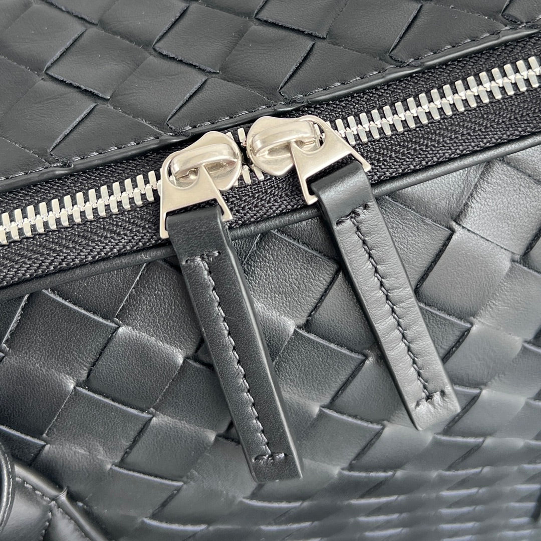 GRAND SAC WEEK-END GETAWAY 39 EN CUIR DE VEAU NOIR