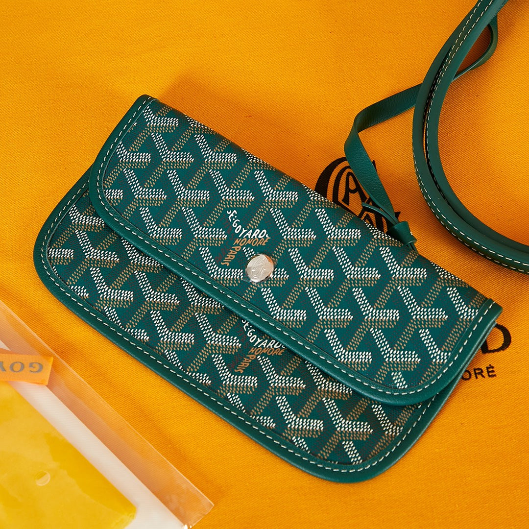 セントルイス PM 34cm グリーン キャンバス シェブローシュ カーフスキン