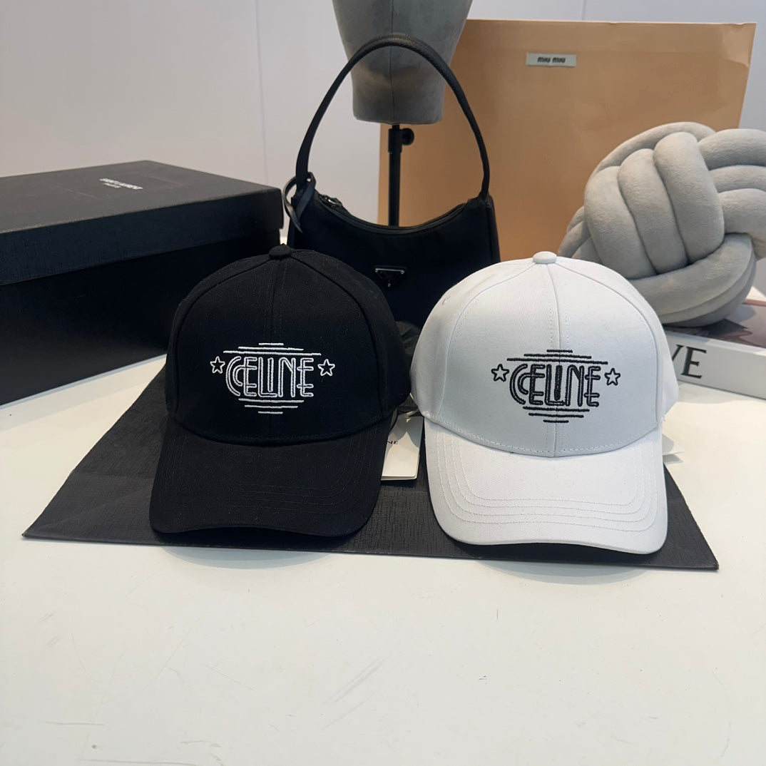 Casquette Celin en coton noir 210332