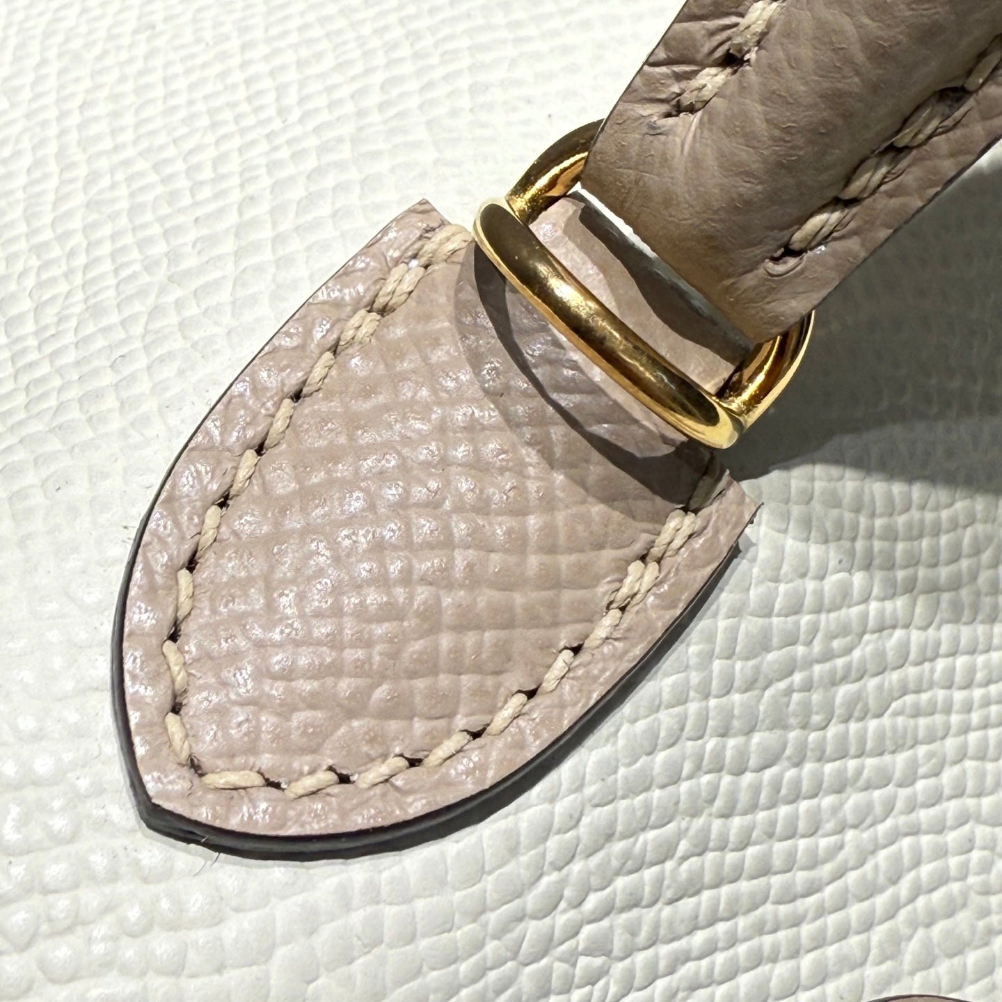 Mini Kelly HM 19 Beige Epsom 243130