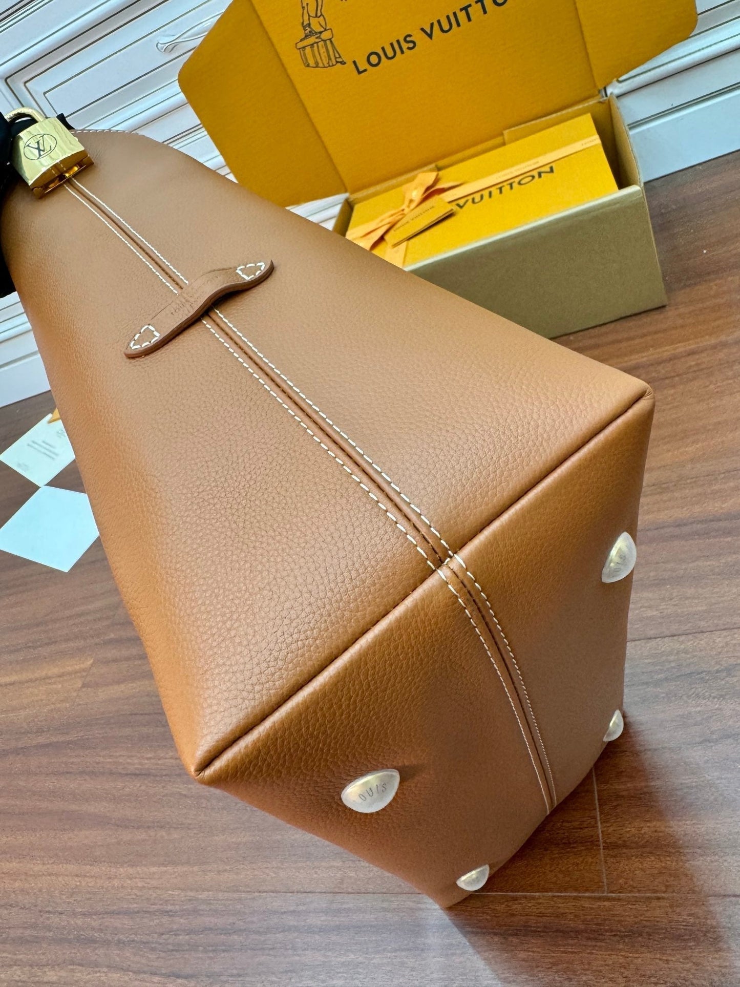ローキー ホーボー MM 31cm ブラウン カーフスキン