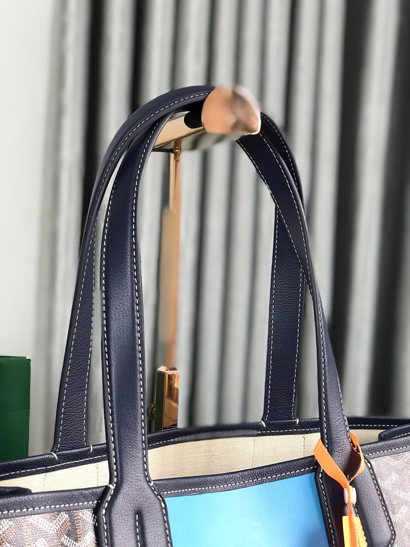 GOYA VILLETTE トート 45 ネイビーブルー ゴヤルダン キャンバス