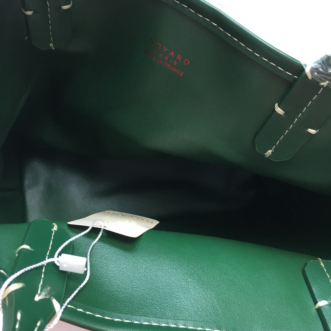 MINI SAC HOBO BOHEME 38CM TOILE VERTE
