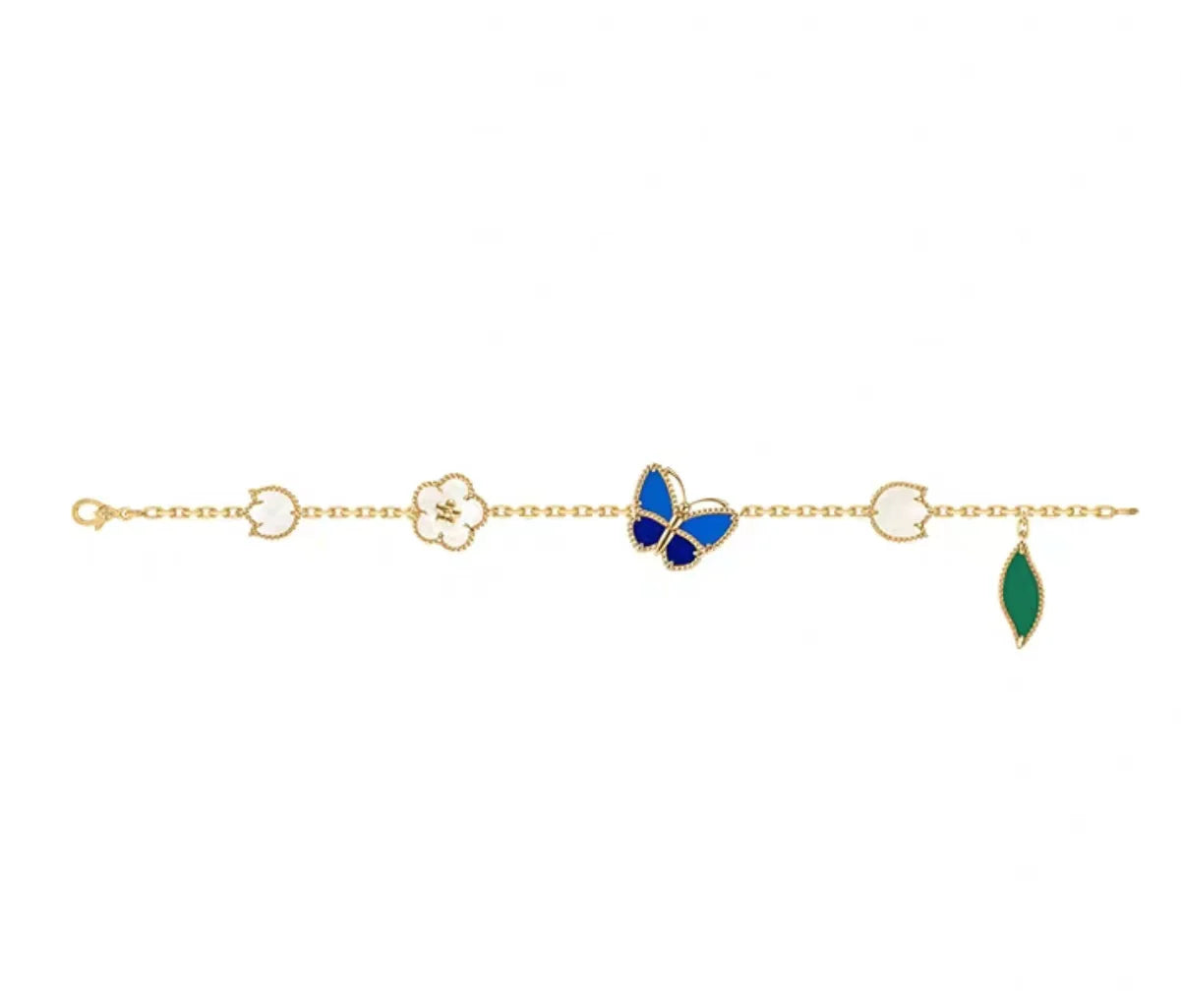 2026 New Arrival LUCKY SPRING CLOVER 5 MOTIF BRACELET