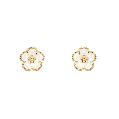 2026 NEW STYLE LUCKY SPRING WHITE MOP EARRINGS