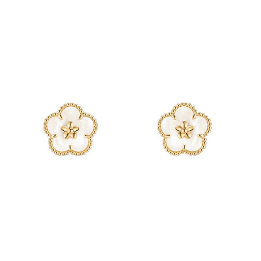 2026 NEW STYLE LUCKY SPRING WHITE MOP EARRINGS