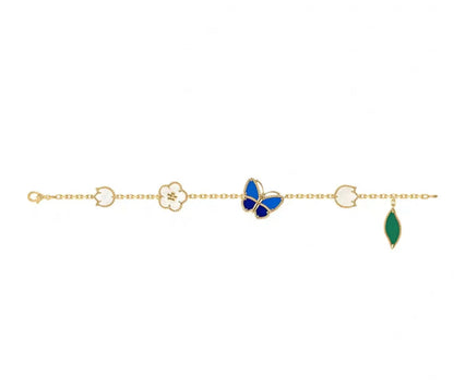 2026 New Arrival LUCKY SPRING CLOVER 5 MOTIF BRACELET&NECKLACE&RING SET