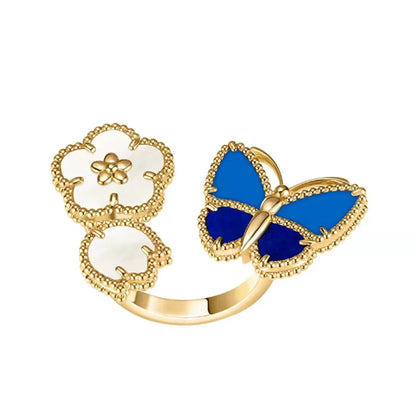 2026 New Arrival LUCKY SPRING CLOVER 5 MOTIF BRACELET&NECKLACE&RING SET