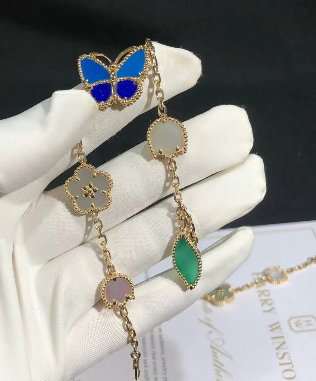 2026 New Arrival LUCKY SPRING CLOVER 5 MOTIF BRACELET