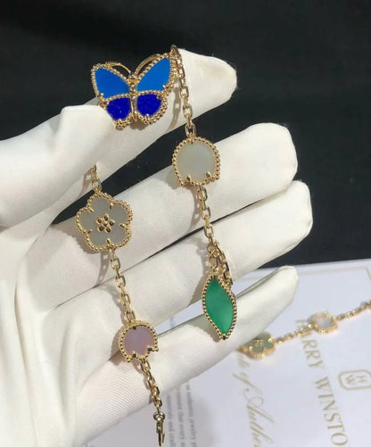 2026 New Arrival LUCKY SPRING CLOVER 5 MOTIF BRACELET