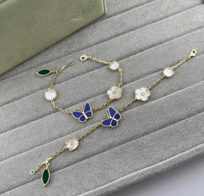 2026 New Arrival LUCKY SPRING CLOVER 5 MOTIF BRACELET