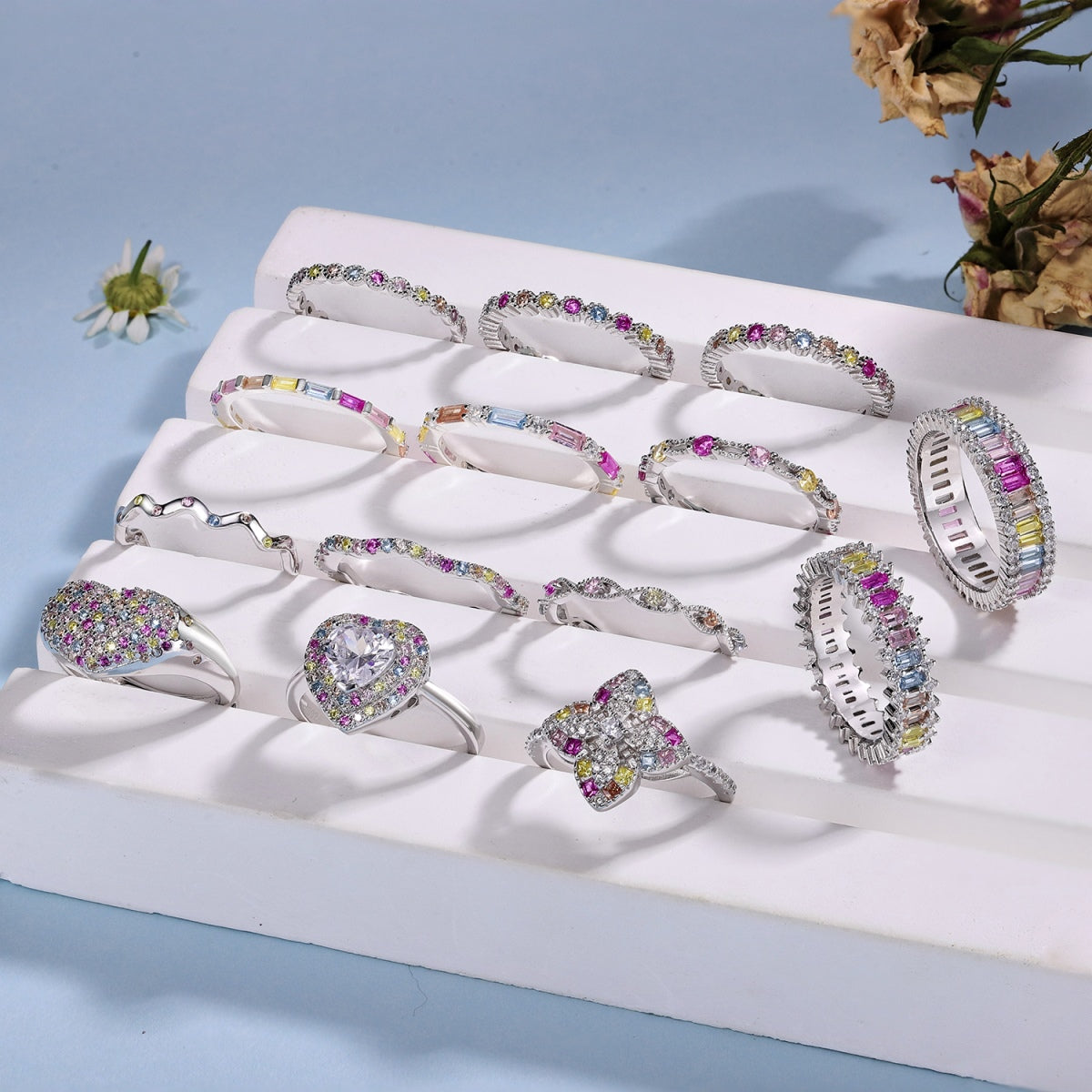 [HOT]Ornate Vibrant Round Cut Daily Ring