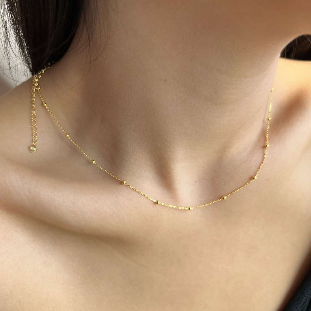 [HOT] Collier simple à petite chaîne de clavicule en perles