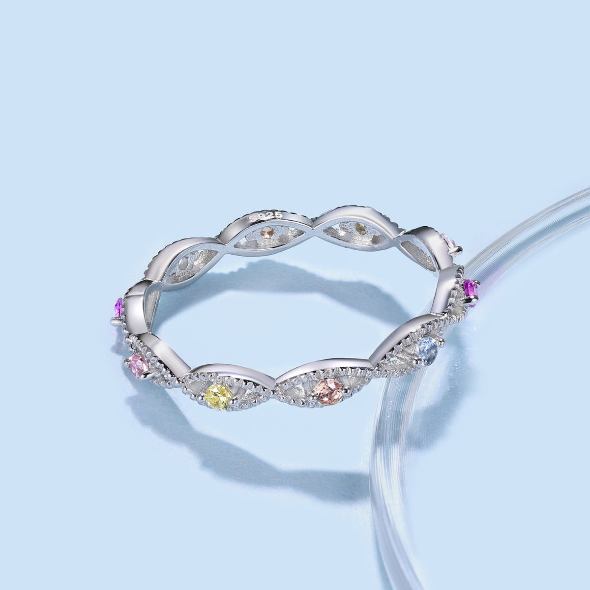 [HOT] Bague quotidienne élégante et énergique à coupe ronde
