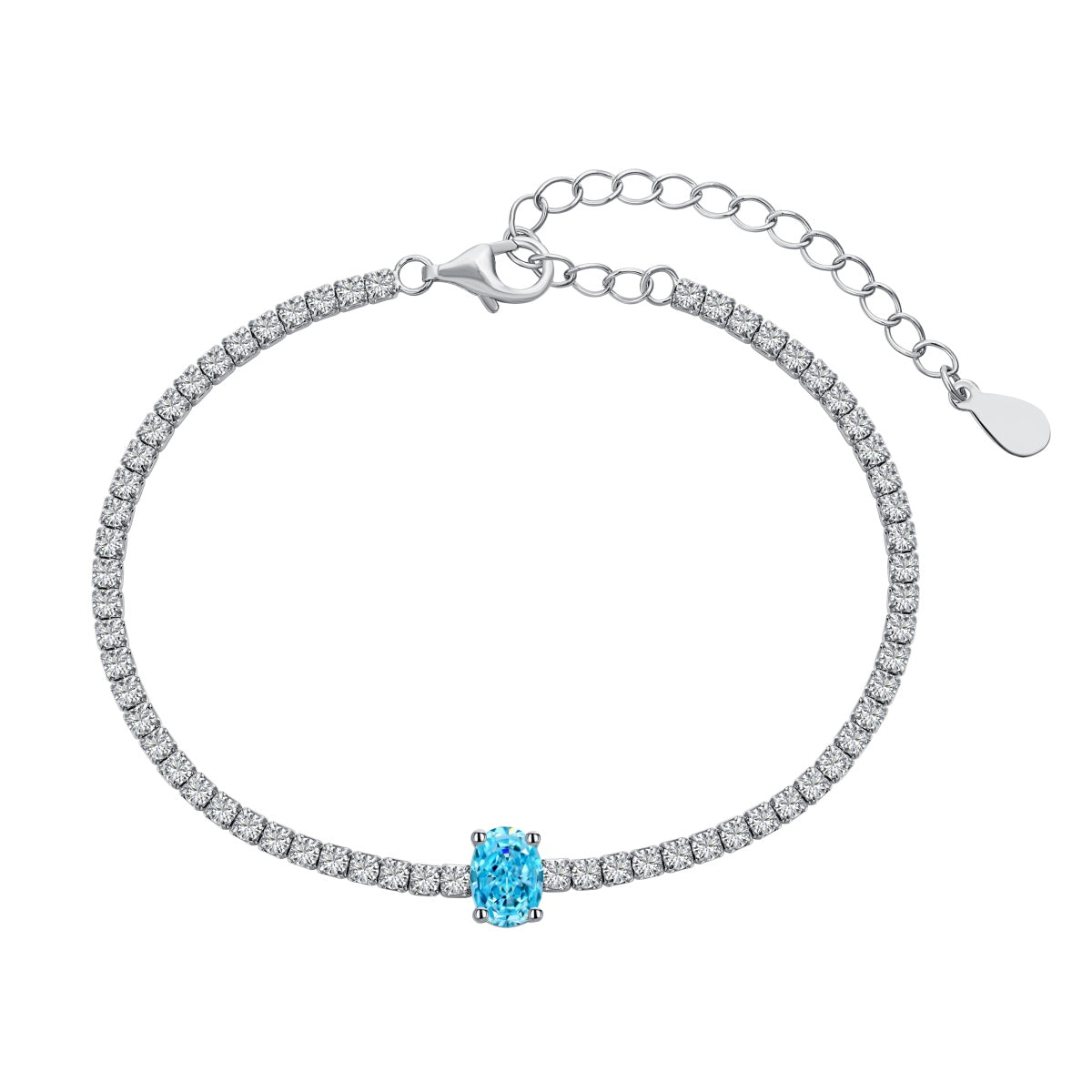 [HOT]0.75カラットの絶妙なオーバルカットデイリーブレスレット