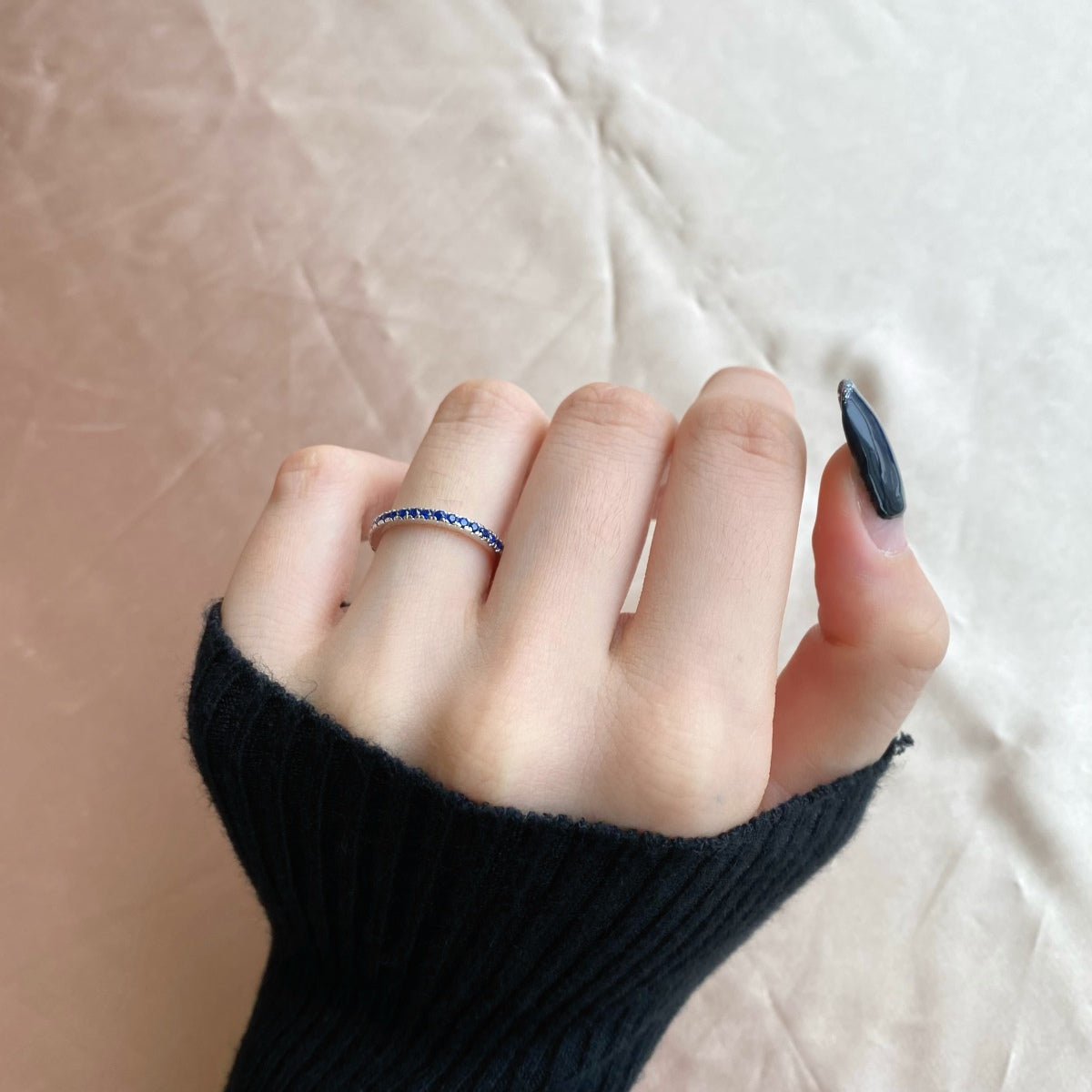 [HOT]繊細な輝きのラウンドカットデイリーリング