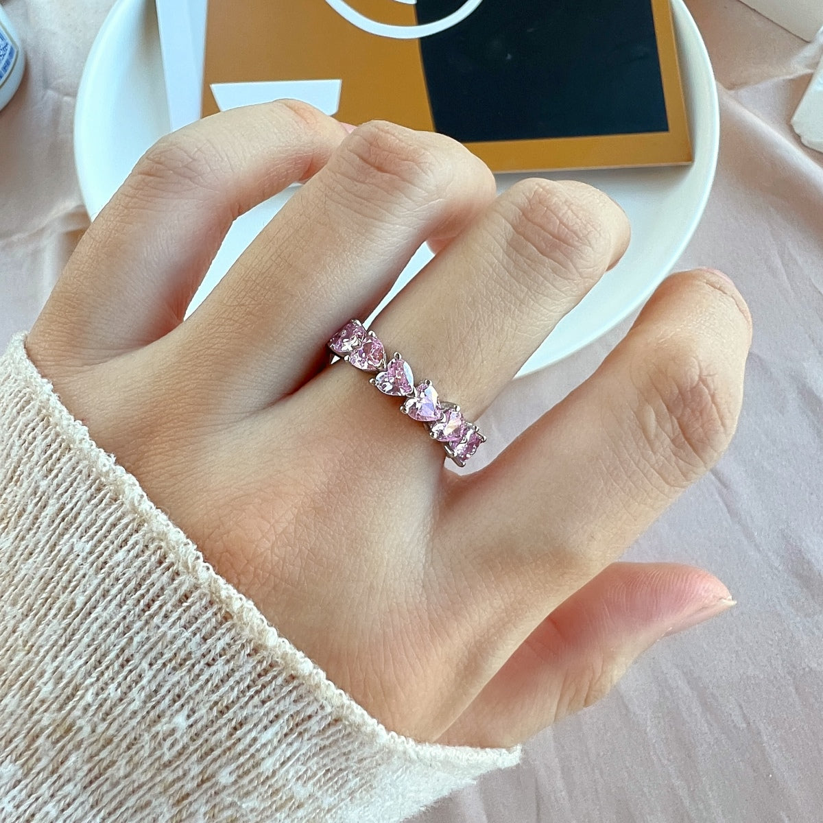 [HOT]0.25 Carat Radiant Romance Heart Cut Lover Ring
