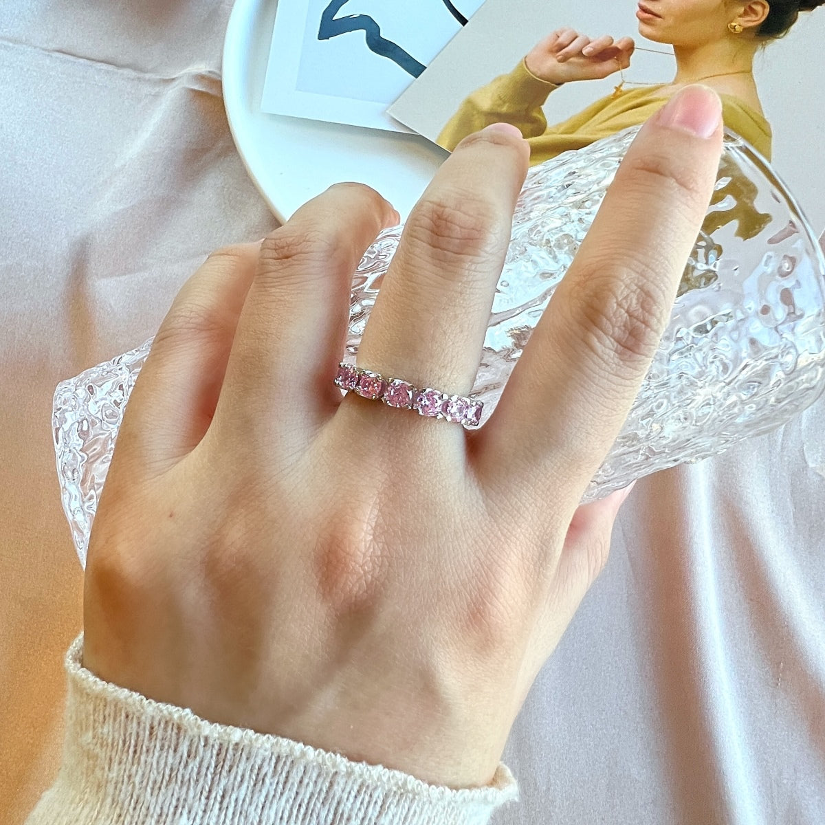 [HOT]Eternity Round Cut Tennis Ring