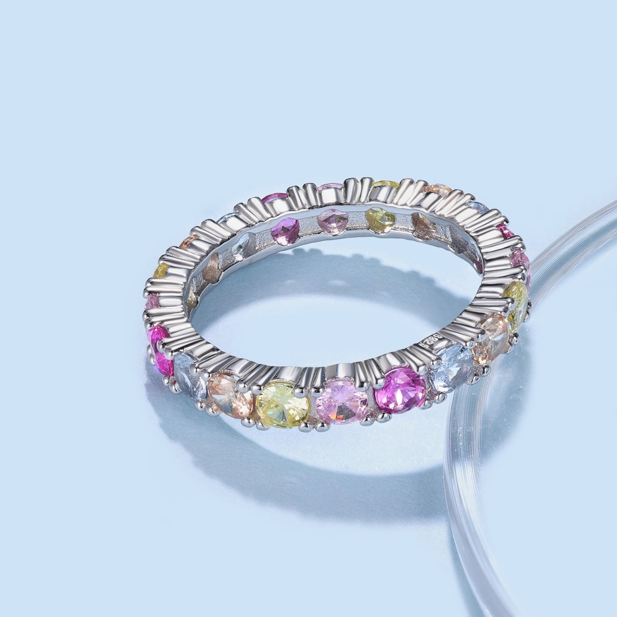 [HOT] Bague de tennis ronde brillante et éblouissante