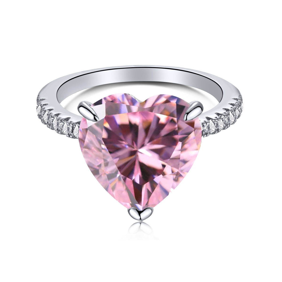 [HOT] Bague romantique luxueuse en forme de cœur scintillante de 6,0 carats