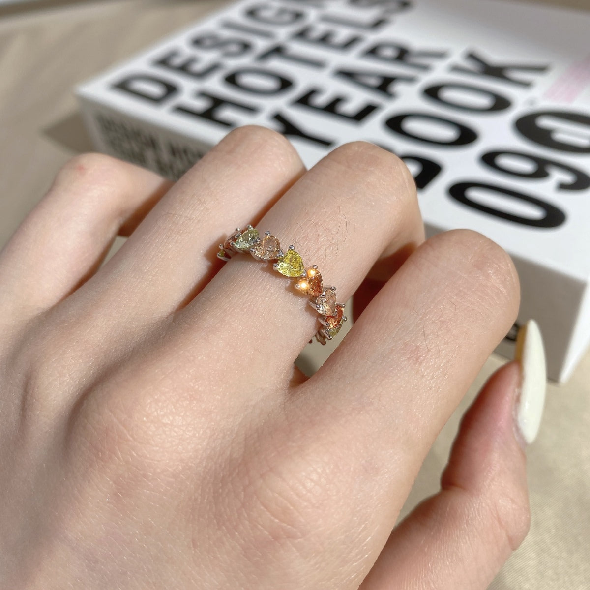 [HOT]0.25 Carat Radiant Romance Heart Cut Lover Ring
