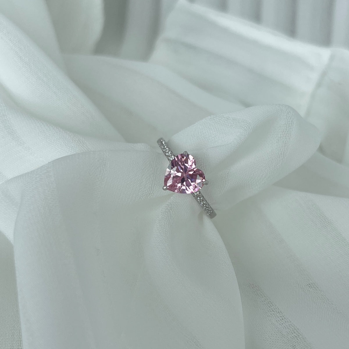 [HOT] Bague d'amoureux en forme de cœur éblouissante et brillante de 2,0 carats