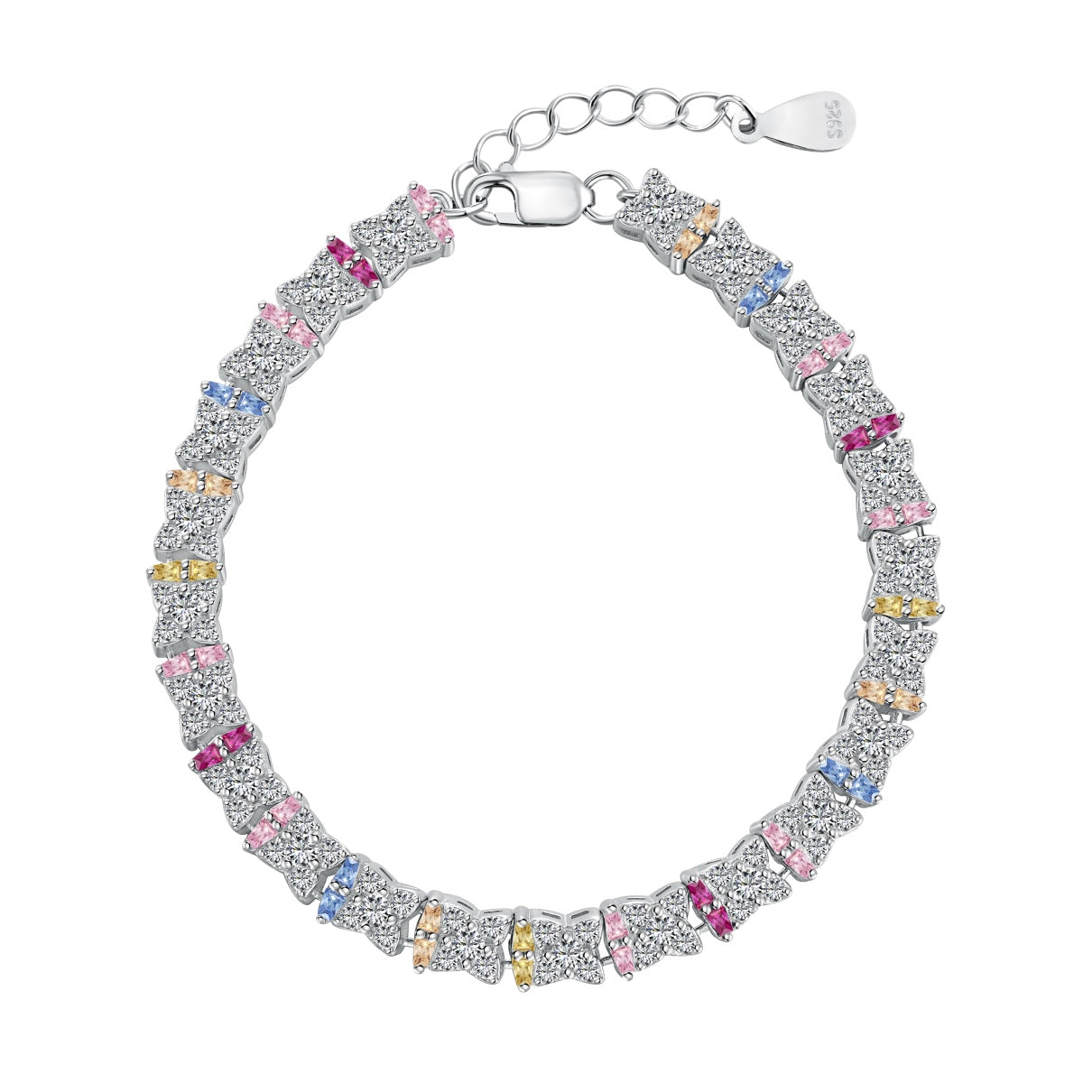 [HOT]ユニークなカラフルな花の形のデイリーブレスレット