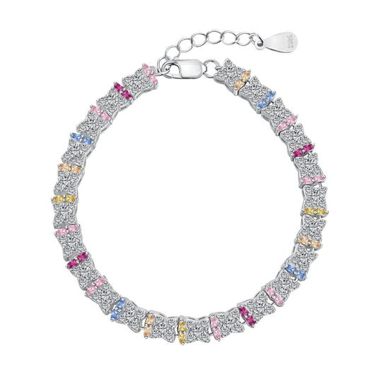 [HOT]ユニークなカラフルな花の形のデイリーブレスレット