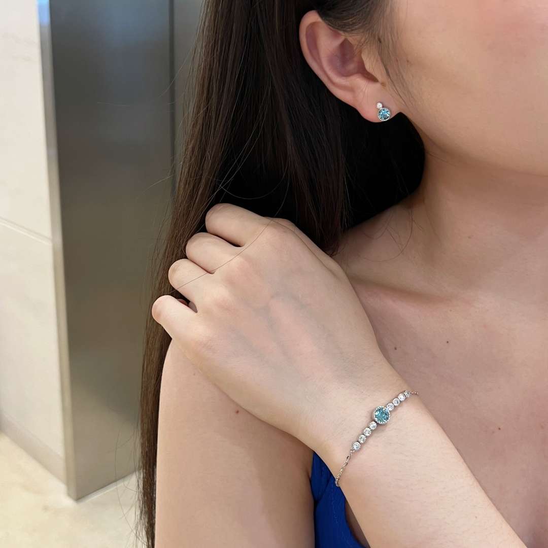 [HOT]ラグジュアリーなハートオブザオーシャンブレスレット