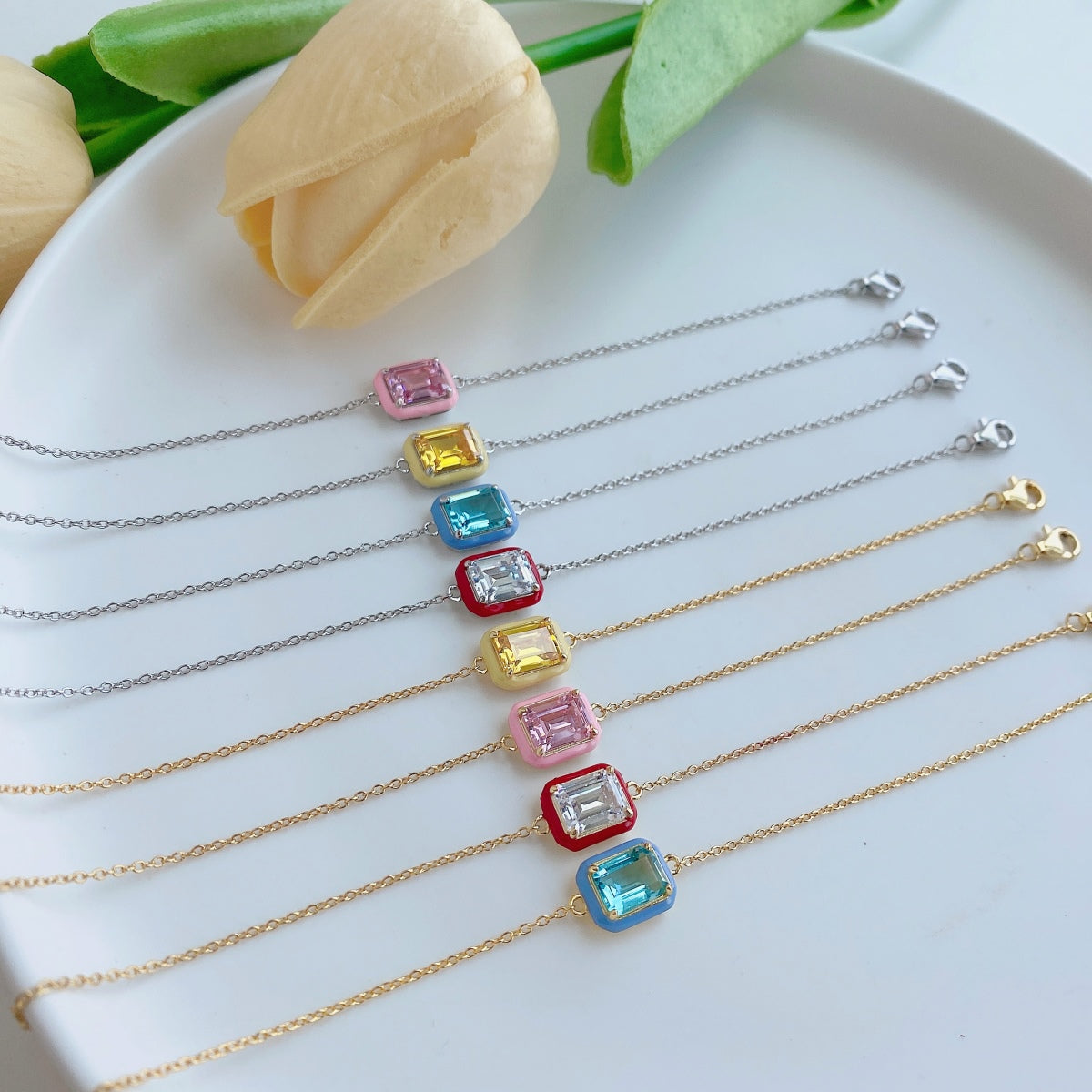 [HOT] Bracelet quotidien scintillant et coloré en émeraude taille 2,0 carats