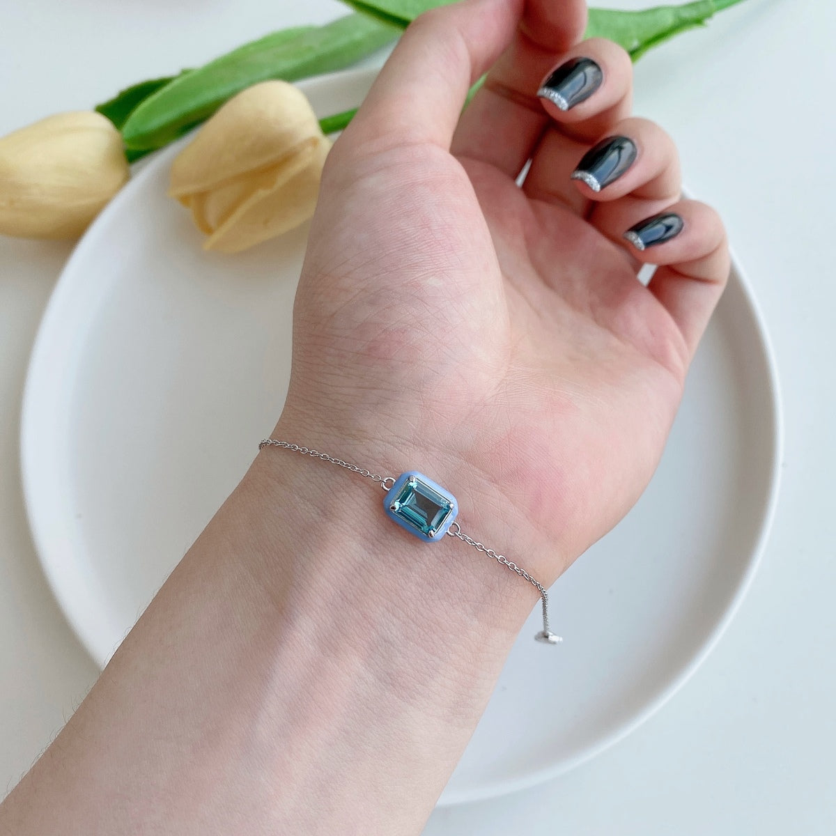 [HOT] Bracelet quotidien scintillant et coloré en émeraude taille 2,0 carats