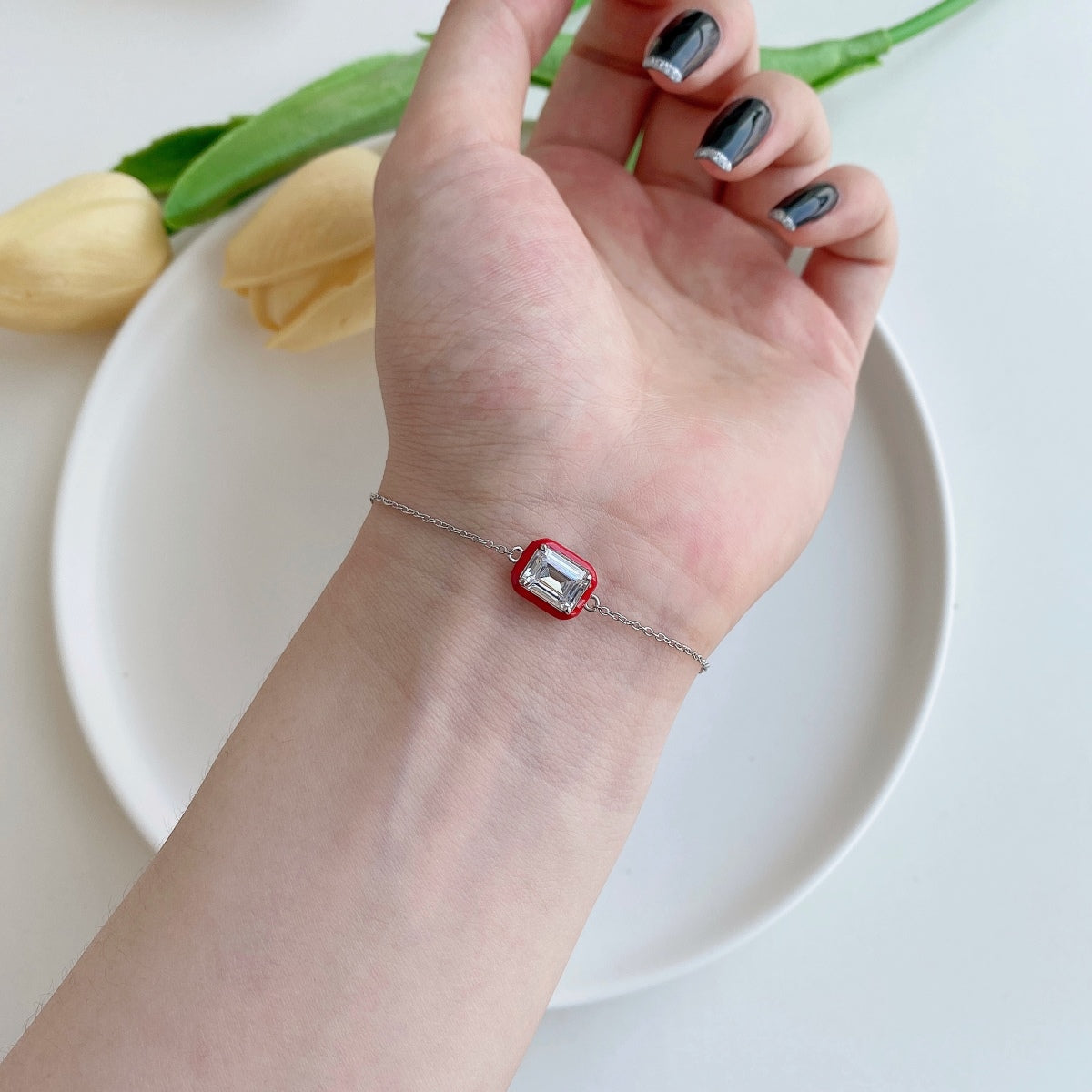 [HOT] Bracelet quotidien scintillant et coloré en émeraude taille 2,0 carats