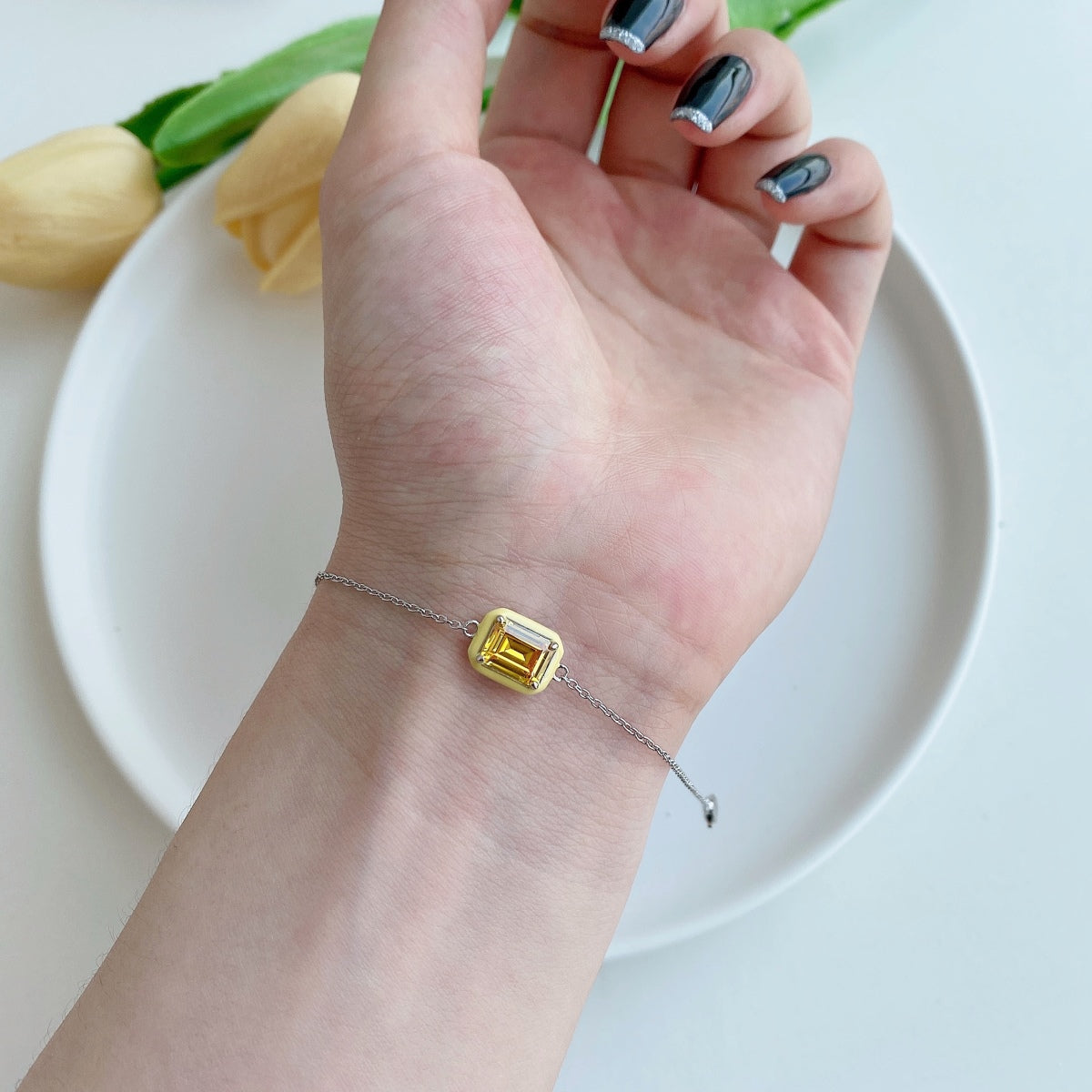 [HOT] Bracelet quotidien scintillant et coloré en émeraude taille 2,0 carats