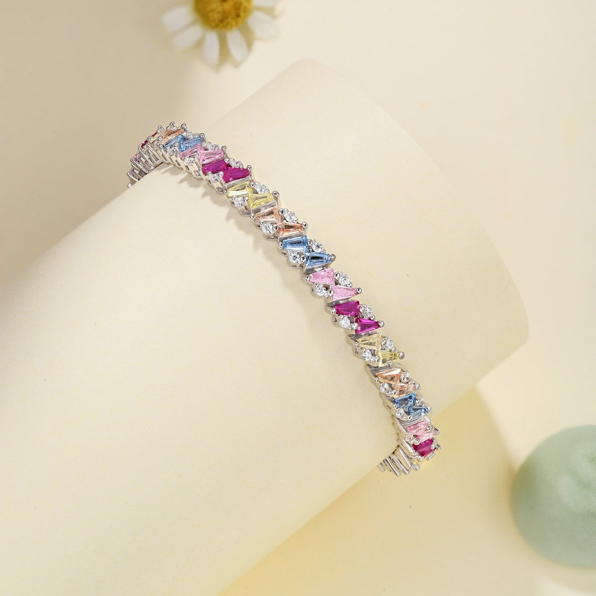 [HOT]華やかな輝きのマルチカットパーティーブレスレット