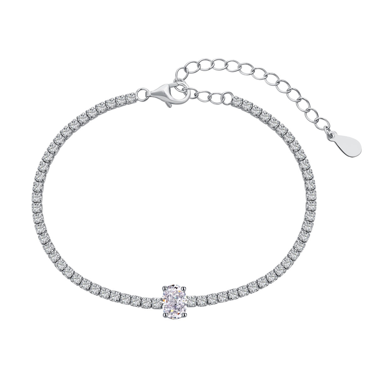[HOT]0.75カラットの絶妙なオーバルカットデイリーブレスレット