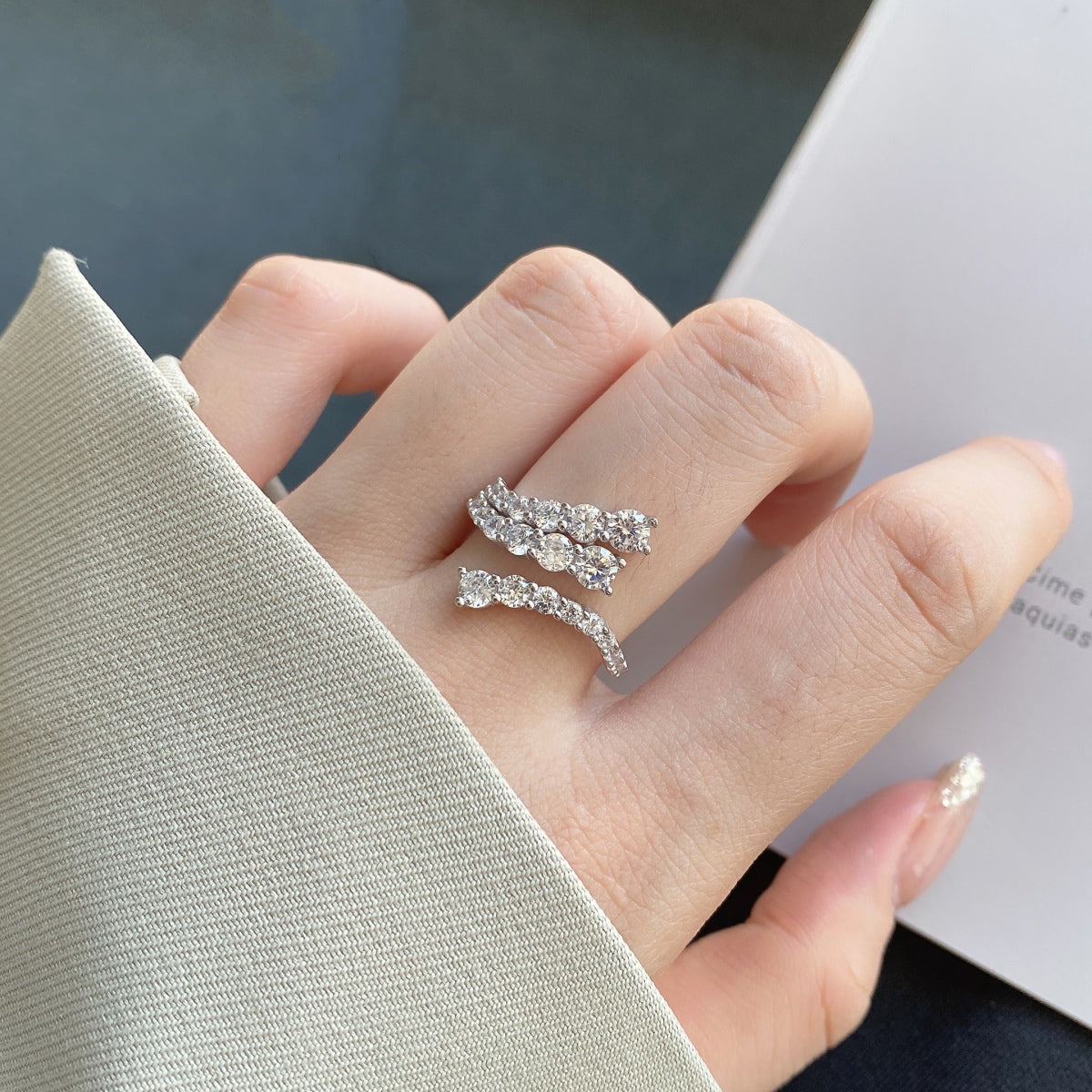 [HOT] Bague unique et vive en forme de serpent