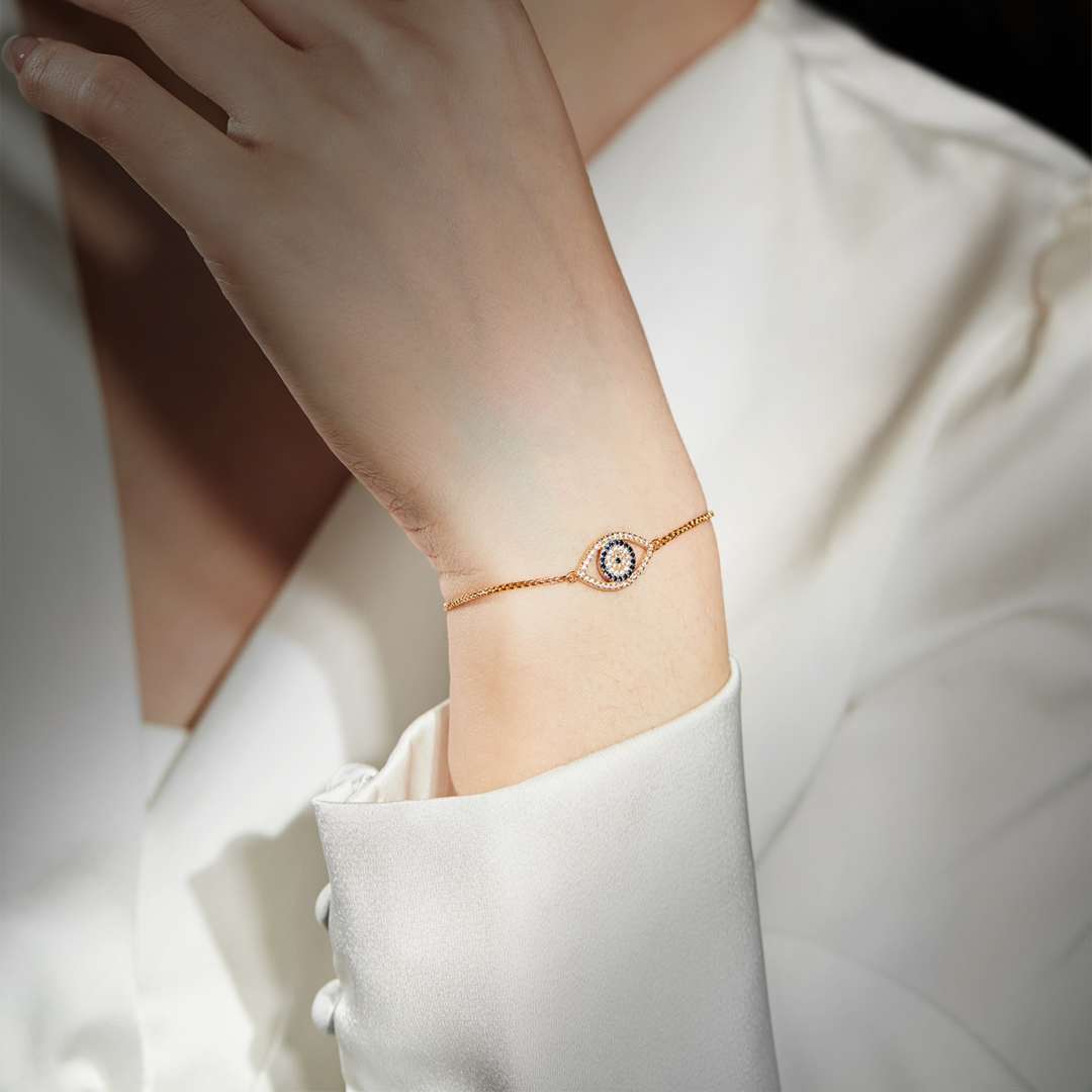 [HOT]Dazzling Eye Shape Necklace