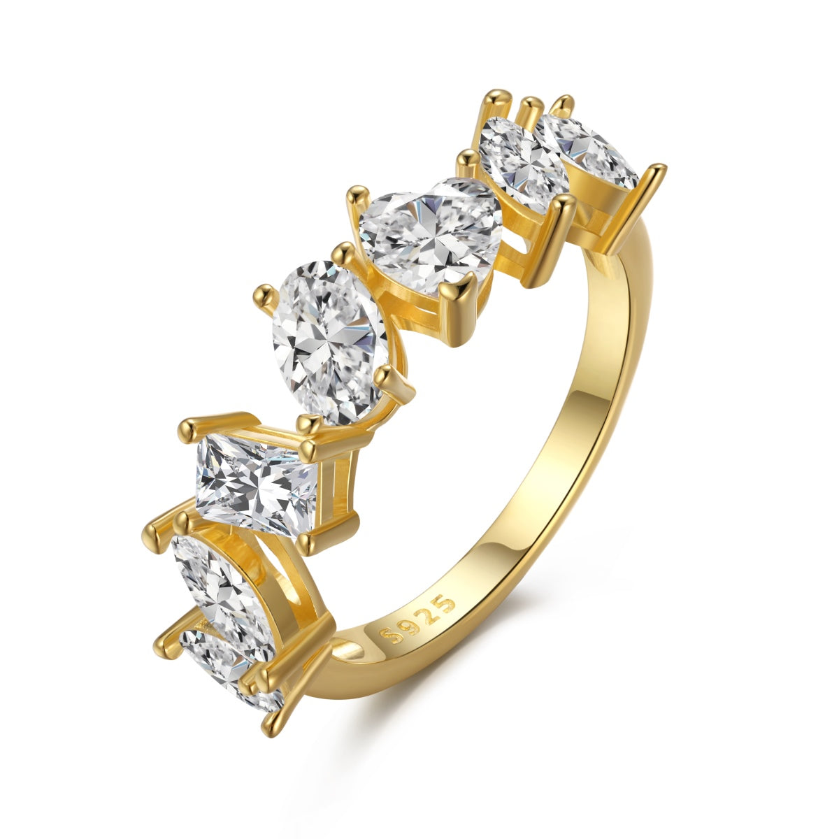 [HOT]Delicate Multi Cut Ring