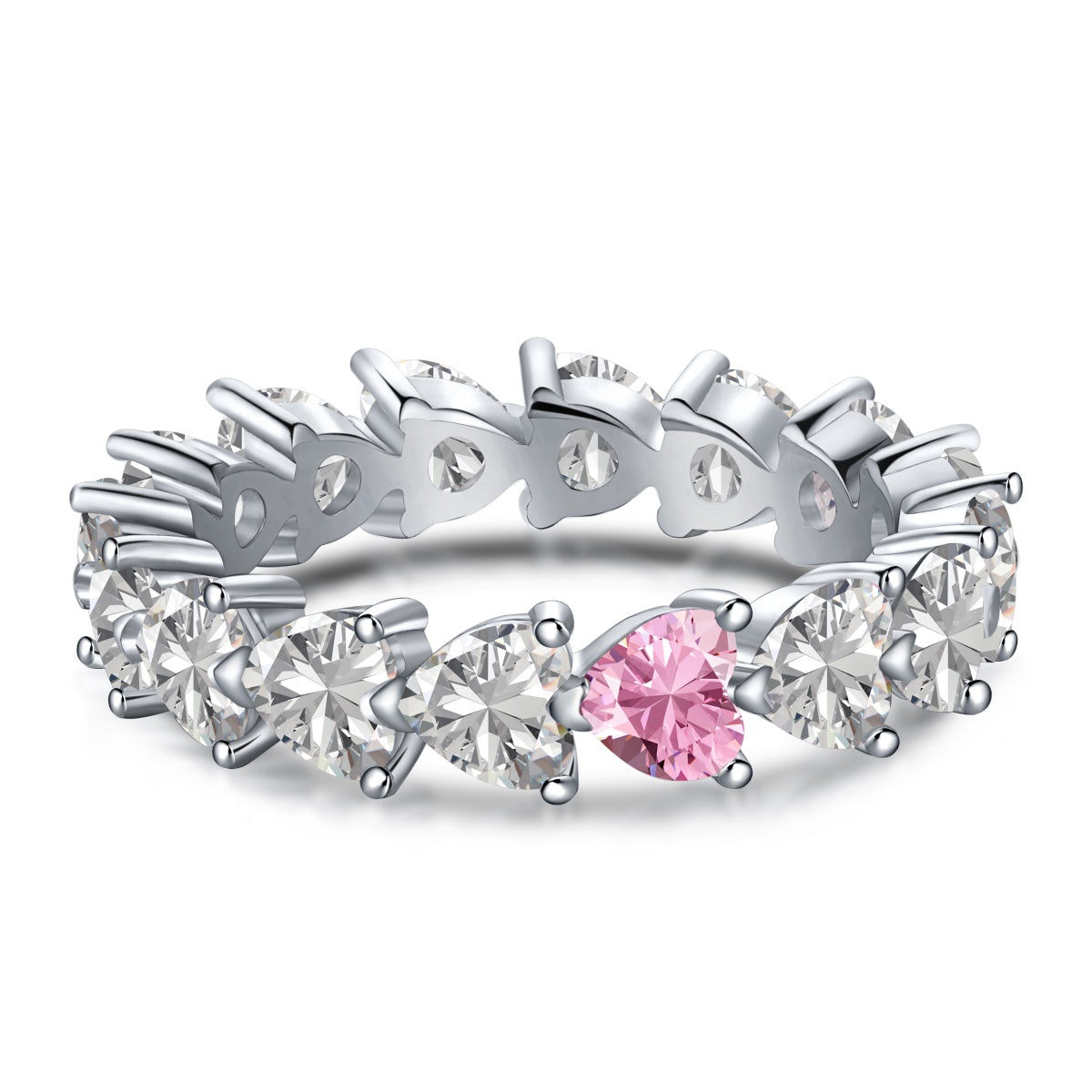 [HOT]0.25 Carat Radiant Romance Heart Cut Lover Ring