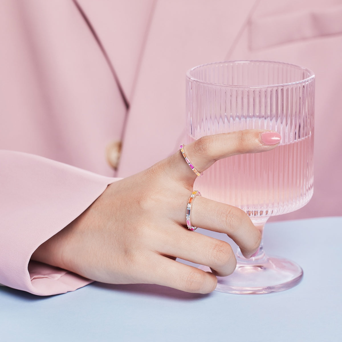 [HOT]Lively In Shades Elegant Radiant Cut Daily Ring