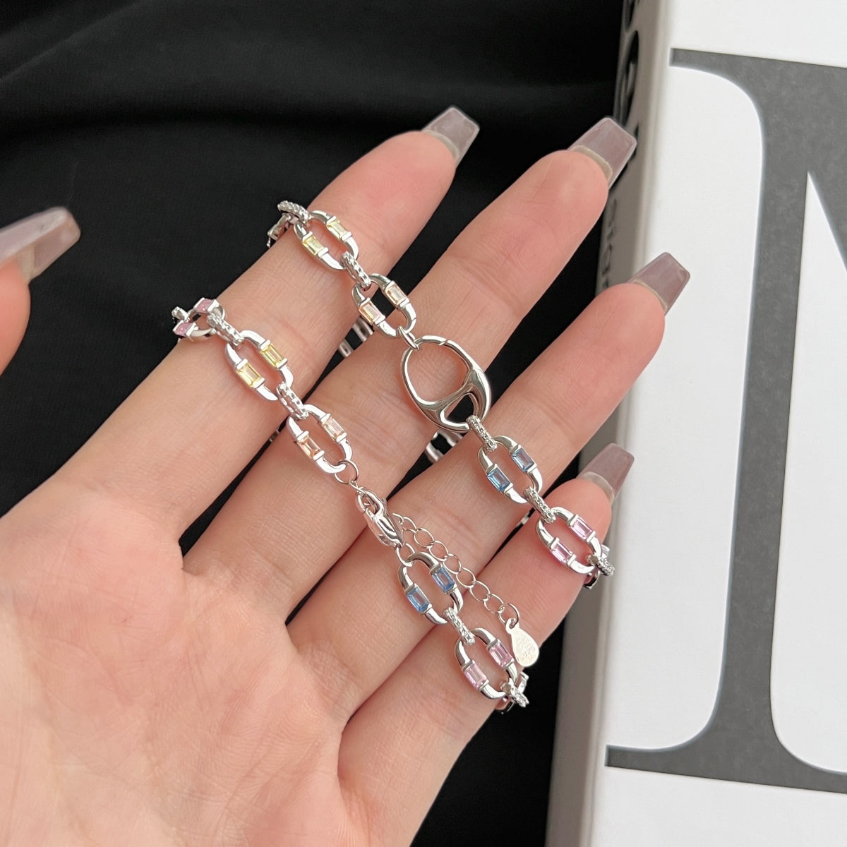 [HOT]眩いほど美しいカラフルなデイリーブレスレット
