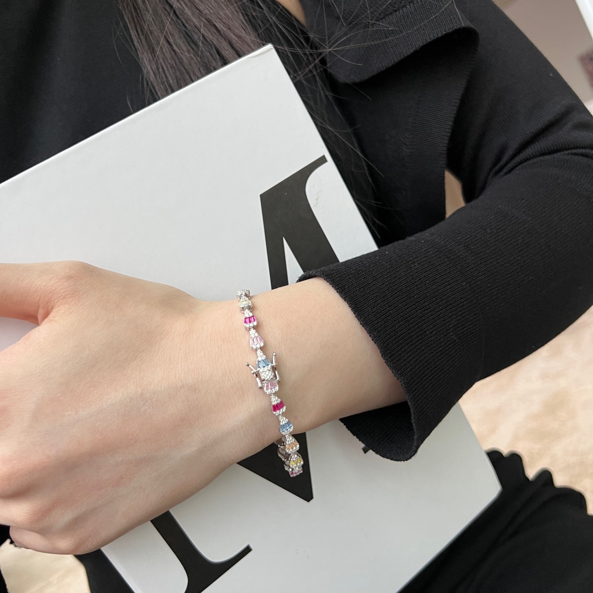 [HOT]輝く水滴型デイリーブレスレット