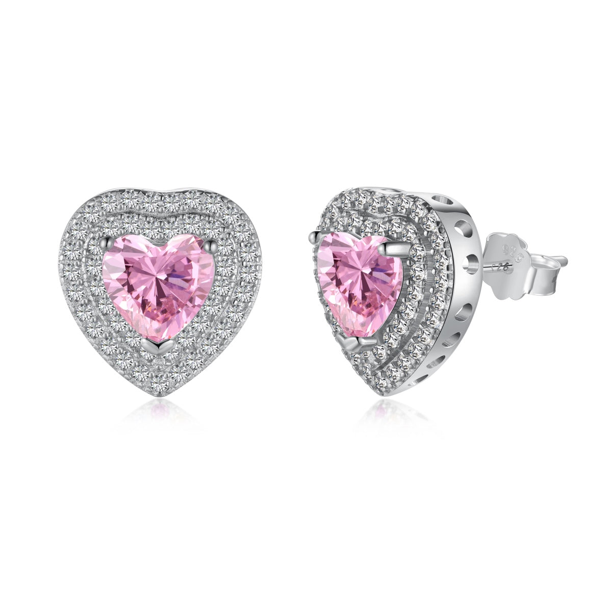 [HOT] Boucles d'oreilles éblouissantes en forme de cœur pour amoureux